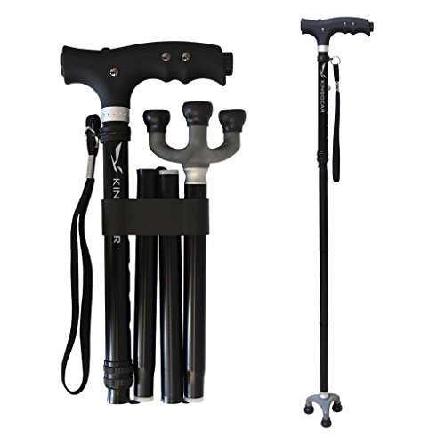 KingGear Travel Adjustable Folding Canes