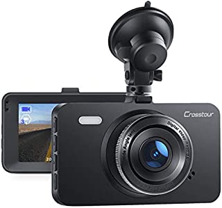 Dash Cam, Crosstour 1080P Car DVR Dashboard Camera Full HD with 3