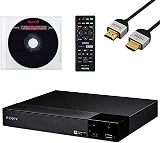 Sony BDP-S3700 Blu-Ray Disc Player with Built-in Wi-Fi - Netflix, Amazon, You Tube + Remote Control + NeeGo High-Speed HDMI Cable W/Ethernet NeeGo Lens Cleaner