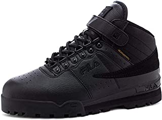 Fila Men's F-13 Weather Tech Sneakers, Black Leather, Rubber, 11 M