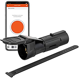 CURT 51180 Echo Mobile Electric Trailer Brake Controller with Bluetooth-Enabled Smartphone Connection, Proportional