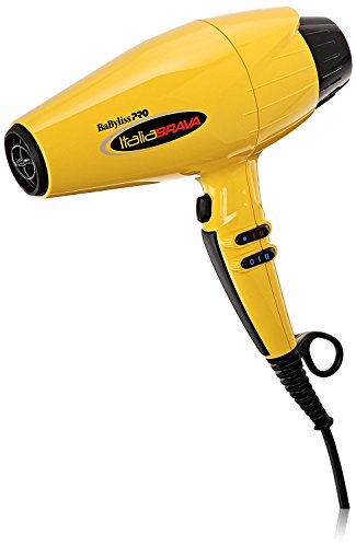 BaBylissPRO BFB1 ItaliaBrava Hair Dryer, Yellow