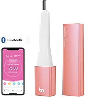 Femometer Vinca Basal Thermometer for Ovulation, Intelligent Quiet BBT Thermometer with Bluetooth for NFP, Fertility Monitor&Period Tracker with APP(iOS & Android),