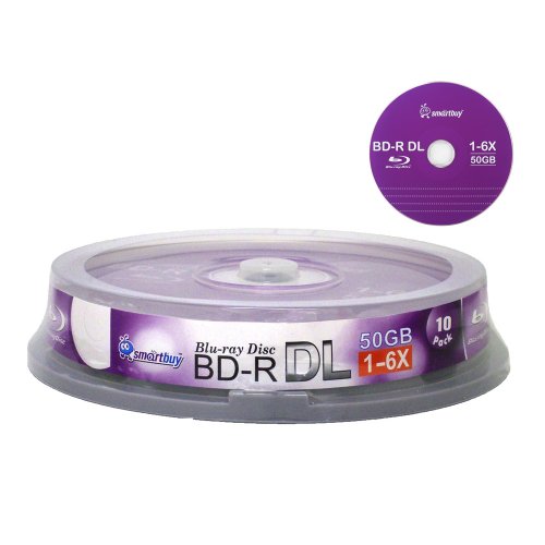 Smart Buy 10 Pack Bd-r Dl 50gb