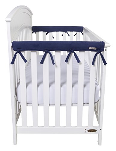 Trend Lab Waterproof CribWrap Rail Cover - for Narrow Side Crib Rails Made to Fit Rails up to 8