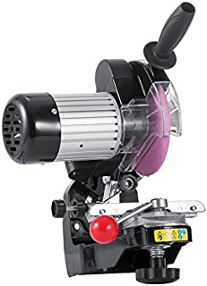 BestEquip Saw Chain Grinder 110V Electric Chainsaw Sharpener 230W with Grinding Wheel 1/8 and 3/16 Inch Bench Chainsaw Sharpener 3000RPM