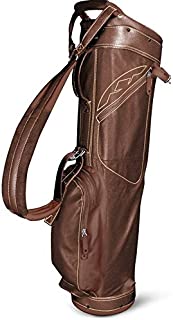 Sun Mountain Leather Collection Sunday Golf Bag (Brown/Khaki)