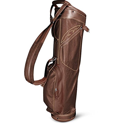 Sun Mountain Leather Collection Sunday Golf Bag (Brown/Khaki)