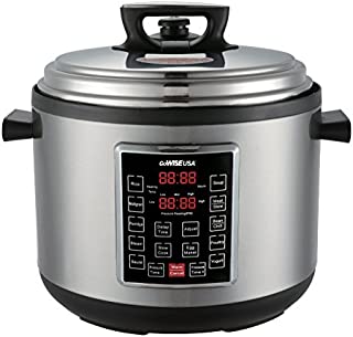 GoWISE USA GW22637 4th-Generation Electric Pressure Cooker with rice scooper, and measuring cup, 14 QT