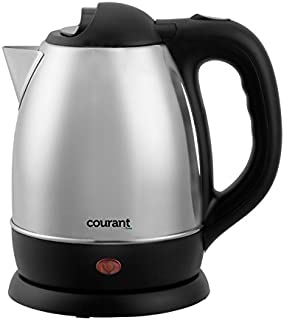 Courant Cordless 1.2L Electric Kettle Stainless Steel, Great for tea coffee and all your hot water needs