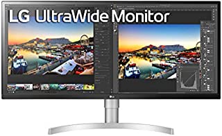 LG 34WL850-W 34 inch 21: 9 UltraWide QHD Nano IPS Monitor with Thunderbolt 3, Silver/White