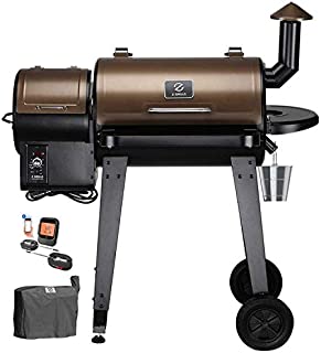 Z GRILLS ZPG-450APRO Wood Pellet Grill Smoker for Outdoor Cooking with Wireless Meat Probe Thermometer, 2020 Upgrade, 8-in-1 & Pid Controller