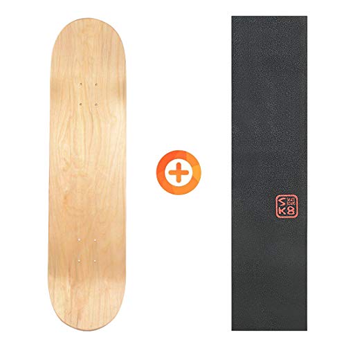 LOSENKA Maple Skateboard Decks Double Tail Skateboard Light Decks Free Skateboard Grip Tape 1 PCS