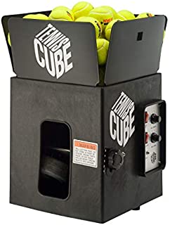 Sports Tutor Tennis Cube w/oscillator - Most Compact Portable Tennis Machine. Made in USA by #1 Tennis Machine Company in The U.S. and Worldwide