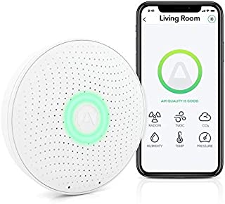 Airthings - 2930 Wave Plus - Radon & Air Quality Monitor (VOC, Humidity, Temp, CO2, Pressure)