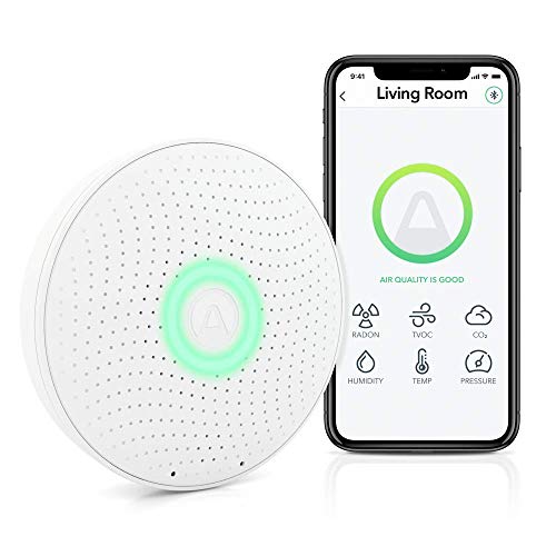 Airthings - 2930 Wave Plus - Radon & Air Quality Monitor (VOC, Humidity, Temp, CO2, Pressure)