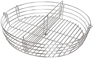 Mydracas Charcoal Ash Basket Fire Basket for 22 Inch Weber Kettle Grill Weber Grill Accessories Lump Charcoal Fire Basket (with Divider)