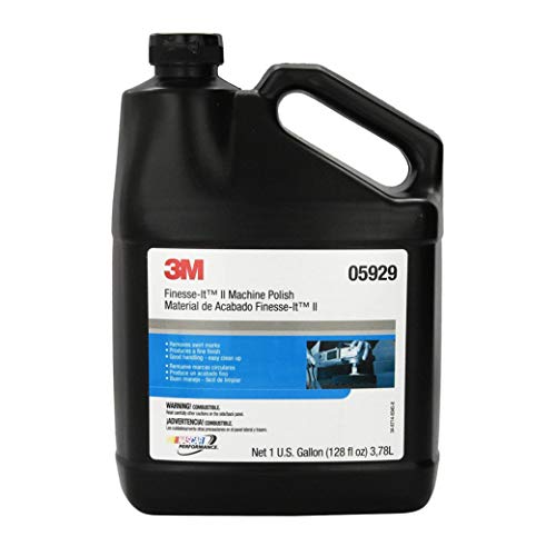 3M (128 Ounces) 05929 Finesse-It II Machine Polish  For Cars, Boats, Trucks and RVs  1 Gallon