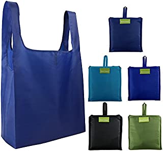 Reusable Grocery Bags 5 Pack, BeeGreen