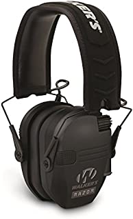 Walker's Razor Slim Electronic Muff, Black