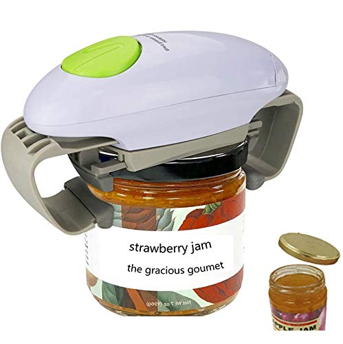 Electric Jar Opener, Restaurant Automatic Jar Opener For New Sealed Jars,The Hands Free Jar Opener with Less Effort to OpenBest Choice for Seniors and Chef's