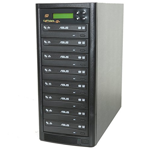 Copystar DVD Duplicator Sata 1 to 7 24X DVD-Burner Drive CD DVD Duplicator Writer Copier Tower