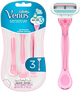 Gillette Venus Sensitive Women's Disposable Razor - 3 Razors