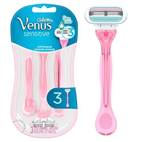 Gillette Venus Sensitive Women's Disposable Razor - 3 Razors