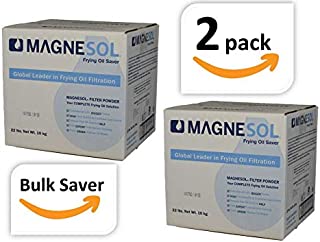 Magnesol Fryer Filter Powder | Dallas Group | Deep Fryer FryPowder | Save Fryer Oil, Extend Oil Life, Fry Oil Filtration, Variable Sizes (2x22lb)