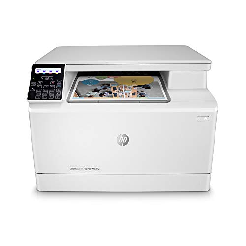 HP Color LaserJet Pro M182nw Wireless All-in-One Laser Printer, Remote Mobile Print, Scan & Copy, Works with Alexa (7KW55A)