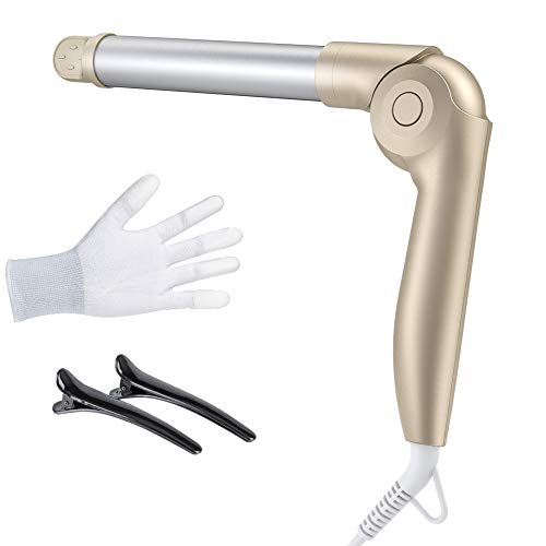 Foldable Curling Iron Wand, Duomishu