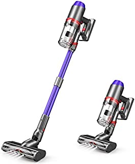 ONSON Cordless Vacuum Cleaner, 55 Minutes Long Runtime Stick Vacuum with Smart Sensor Tech, Upgraded V-Shape Brush 4 in 1 Portable Handheld Vacuum Cleaner for Hard Floor Stairs Pet Hair Deep Clean