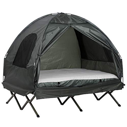 Outsunny Extra Large Camping Cot Tent