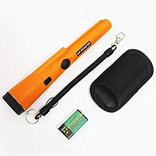 JACIKA Portable Hand-held Metal Detector 360° Scanning Unearthing Treasure Finder Buzzer Vibration with High Sensitivity Pin Pointer Metal Detector Waterproof Pinpointing Probe