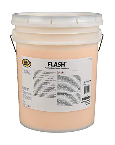 Zep Flash Powdered Concrete Floor Cleaner 40 LB(1 Bucket) 72333 This Product is for Business Customers Only