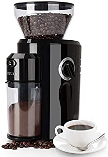 Secura Burr Coffee Grinder, Conical Burr Mill Grinder with 18 Grind Settings from Ultra-fine to Coarse, Electric Coffee Grinder for French Press, Percolator, Drip, American and Turkish Coffee Makers