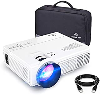 VANKYO LEISURE 3 Mini Projector, 1080P and 170'' Display Supported, 3600L Portable Movie Projector with 40,000 Hrs LED Lamp Life, Compatible with TV Stick, PS4, HDMI, VGA, TF, AV and USB