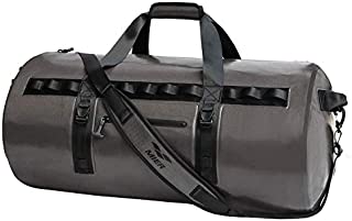 MIER Waterproof Dry Duffel Bag Airtight TPU Dry Bag for Motorcycle, Kayaking, Rafting, Skiing, Travel, Hiking, Camping, 90L, Dark Grey