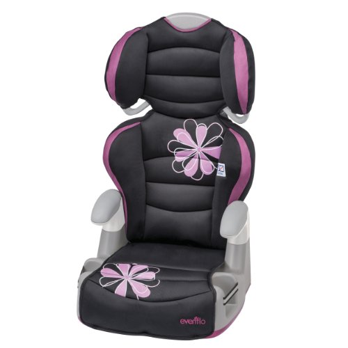 Evenflo Amp High Back Booster Car Seat, Carrissa