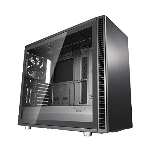 Fractal Design Define S2 - Mid Tower Computer Case - High Airflow and Silent - PSU Shroud - Modular Interior - Water-Cooling Ready - USB Type C - Light Tint Tempered Glass Side Panel - Gunmetal TG