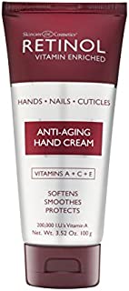 Retinol Anti-Aging Hand Cream  The Original Retinol Brand For Younger Looking Hands Rich, Velvety Hand Cream Conditions & Protects Skin, Nails & Cuticles  Vitamin A Minimizes Ages Effect on Skin