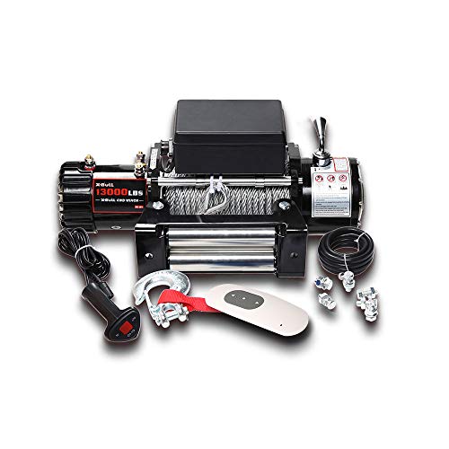 X-BULL12V Steel Cable 13000LBS/5897KGS Electric Winch