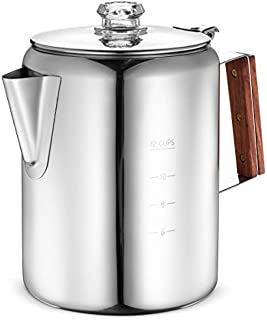 Eurolux Percolator Coffee Maker Pot - 12 Cups