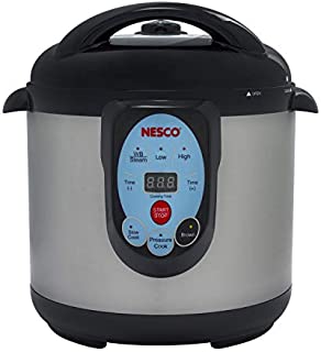 NESCO NPC-9 Smart Pressure Canner and Cooker, 9.5 quart, Stainless Steel