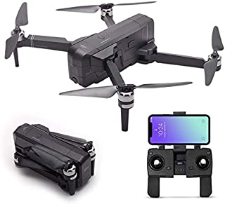 LUCKSTAR SJRC F11 GPS Drone Foldable Brushless Motor RC Quadcopter Drone with 1080P 5G WiFi FPV Camera Record Video Altitude Hold Headless Mode Follow Me One-Key RTH 3D Visual Adjustable Camera Angle