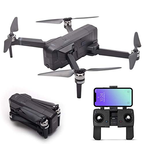 LUCKSTAR SJRC F11 GPS Drone Foldable Brushless Motor RC Quadcopter Drone with 1080P 5G WiFi FPV Camera Record Video Altitude Hold Headless Mode Follow Me One-Key RTH 3D Visual Adjustable Camera Angle