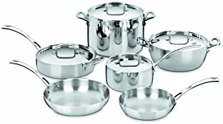 Cuisinart French Classic Tri-Ply Stainless 10-Piece Cookware Set