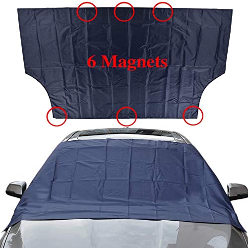 Sunny color TMA-1 Magnetic Edges Windshield Snow Cover No More Scraping Car Fits Most Car, SUV, Truck, Van with 70