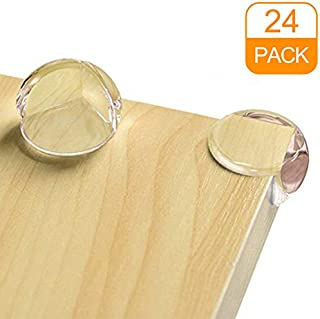 Corner Protector, Baby Proofing Table Corner Guards, Keep Child Safe, Protectors for Furniture Against Sharp Corners (24 Pack) by CalMyotis