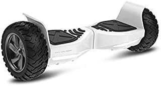 City Cruiser Hoverboard All Terrain Off Road Electric Self Balancing Scooter with Bluetooth Speaker, UL Certified, Front LED Light, Charger Having Fun with You